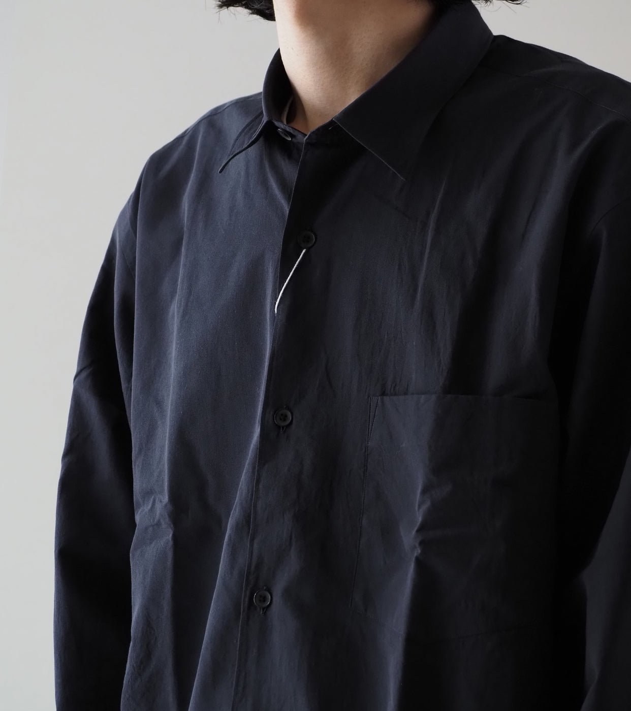 COMOLI コモリシャツ, Navy – Navyblue