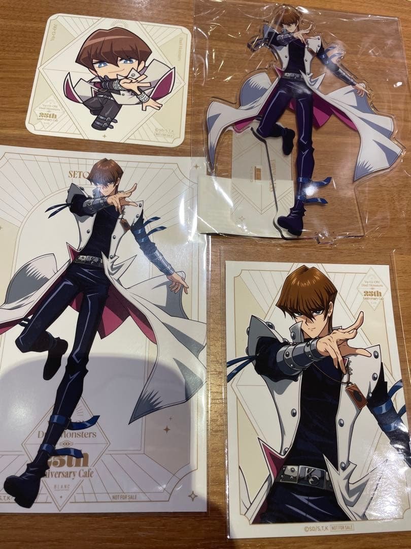 【海馬フルセット】遊戯王 コラボカフェ本舗BLANC 強敵編 アクスタ 遊☆戯☆王デュエルモンスターズ × コラボカフェ本舗BLANC【強敵編